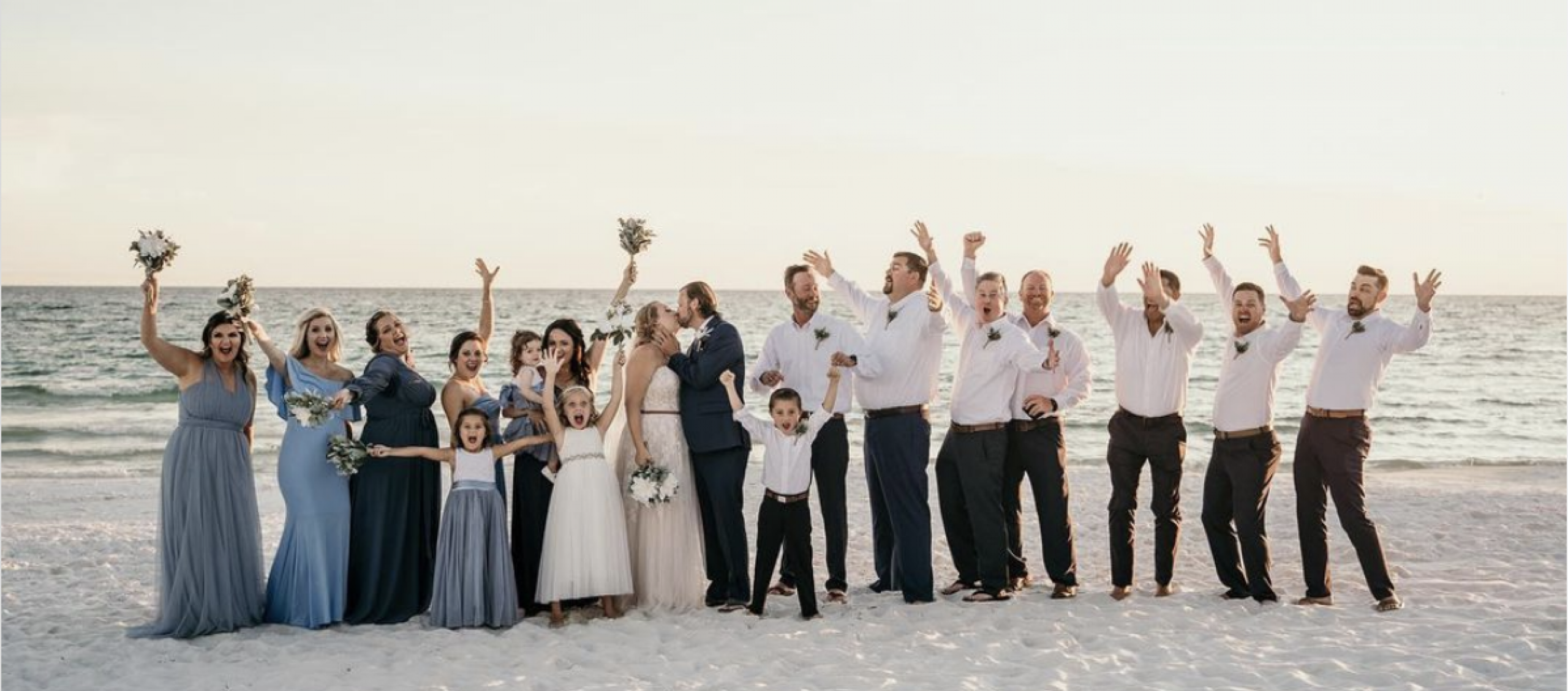 Beach Wedding Party